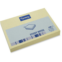 LYRECO STICKY NOTES 50 X 75MM YELLOW