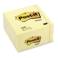 3M POST-IT NOTE CUBE CANARY YELLOW 450 SHEETS
