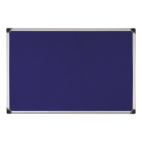 Bi-Office kék textil felületű tábla 90 x 120 cm