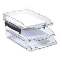 CEP ICE LETTER TRAY RISERS - BLACK - PACK OF 2