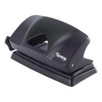 LYRECO 2 HOLE PAPER PUNCH BLACK - 10 SHEET CAPACITY