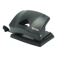 LYRECO 2 HOLE PAPER PUNCH BLACK - 20 SHEET CAPACITY