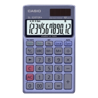 MINIRÄKNARE CASIO SL320TER+ 12 SIFFROR