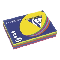 Clairefontaine Trophee väripaperilajitelma A4 80g 5 väriä, 1kpl=500 arkkia