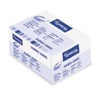 LYRECO RUBBER BANDS 2MM X 80MM - 500G BOX