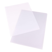 LYRECO BUDGET A4 CLEAR CUT FLUSH PLASTIC FOLDERS 90 MICRONS - BOX OF 100