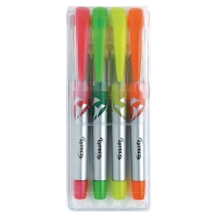 Lyreco Penstyle Highlighter Liquid Ink Assorted - Box Of 4