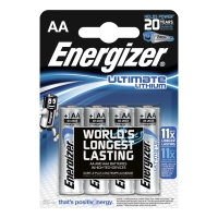 Energizer Ultimate Lithium AA Batteries - 4 Pack