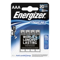 ENERGIZER ULTIMATE LITHIUM LR3/AAA - PACK OF 4