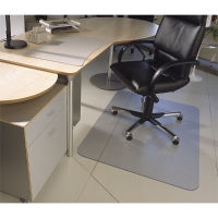 CLEARTEX HARD FLOOR CHAIRMAT PVC 120X150