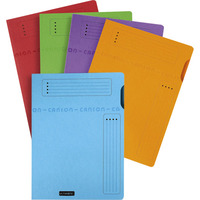 ELBA ULTIMATE SQUARE CUT INNER FOLDER A4 ASSORTED COLOURS - BOX OF 25