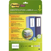 PK525 POST-IT RG-ID21 RECY LAB 63.5X38.1