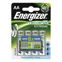 Energizer Extreme AA/HR6 ladattava akku, 1 kpl=4 akkua