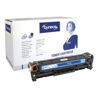 Lyreco kompatibilis HP CE411A toner lézernyomtatókhoz, ciánkék