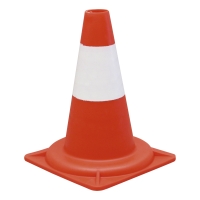 PP STANDARD CONE H300MM RED/WHITE