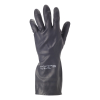 ANSELL NEOTOP 29-500 CHEMICAL GLOVES BLACK SIZE 10 - 1 PAIR