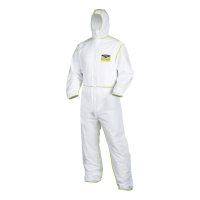 UVEX SILWEAR COVERALL CAT3 WH/LIM L