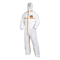 UVEX SIL-WEAR COVERALL CAT3 WH/OR L