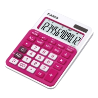 CASIO MS-20NC DESK CALC 12DIGIT RED PK