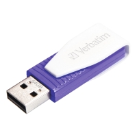 USB VERBATIM STORE N GO SWIVEL LILA 64GB