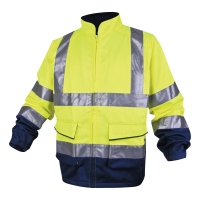 PANOSTYLE PHVES HI-VIZ JACKET YLW/BLU XL