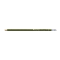 STAEDTLER NORIS ECO PENCIL HB RUBBER TIPPED BOX OF 12