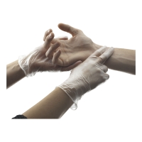 ANSELL SYNSATION PF PVC DISPOSABLE GLOVES SIZE XL - BOX OF 100