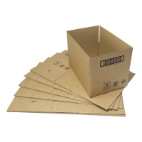 AMERICAN KRAFT CARDBOARD BOX 1-WALL 400 X 300 X 200MM - PACK OF 25