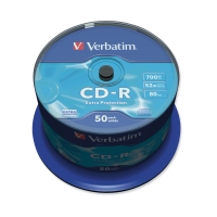 Verbatim 43351 700MB 52x Extra Protection CD-R - 50 Pack Spindle