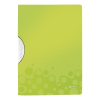 LEITZ  WOW COLOUR CLIP FOLDER GREEN