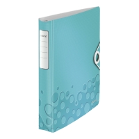 LEITZ  WOW ACTIVE 4-RING BINDER ICE BLUEE