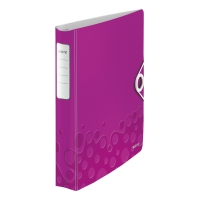 LEITZ  WOW ACTIVE 4-RING BINDER PINK