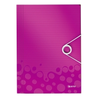 LEITZ 4599 WOW 3 FLAP FOLDER PINK