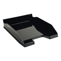 EXACOMPTA COMBO LETTER TRAY GLOSS BLK