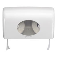 Aquarius Small Roll White Toilet Paper Dispenser