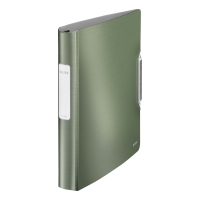 LEITZ  STYLE 4-RING BINDER GREEN