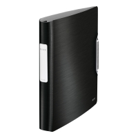 LEITZ  STYLE 4-RING BINDER BLACK