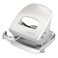 LEITZ STYLE 5006 2-HOLE PAPER PUNCH WHITE - UP TO 30 SHEETS