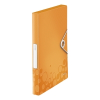 LEITZ WOW BOX FILE POLYPROPYLENE ORANGE