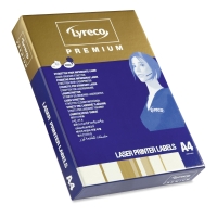 Lyreco Premium fehér etikettek 63,5 x 38,1 mm, 21 etikett/ív, 250 ív/csomag