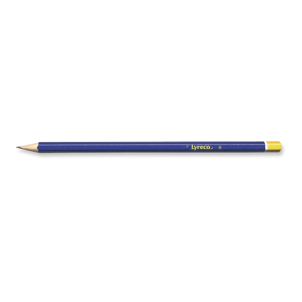 LYRECO PENCILS H DIPPED END - BOX OF 12