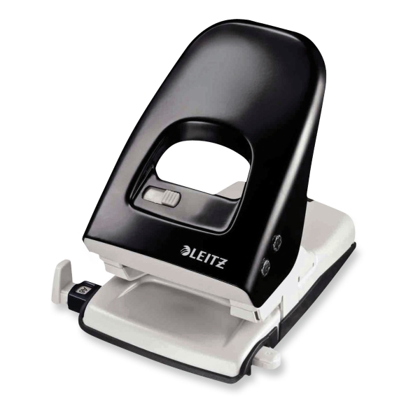 LEITZ NEXXT SERIES 5138 2-HOLE PAPER PUNCH BLACK - UP TO 40 SHEETS