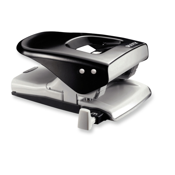 LEITZ NEXXT SERIES 5138 2-HOLE PAPER PUNCH BLACK - UP TO 40 SHEETS