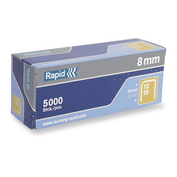 Rapid 38942 staples 13/8 galvanized for staple tacker - box of 5000