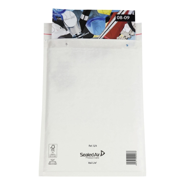 Mail Lite air bubble envelopes 240x330mm white - box of 50