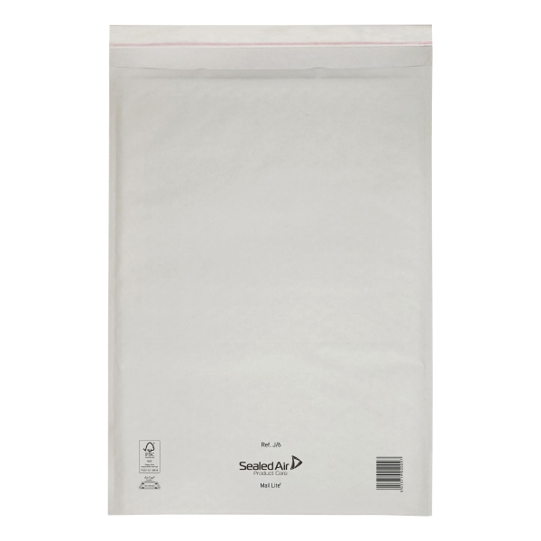 Mail Lite pochettes à bulles d'air 300x440mm blanches - boîte de 50