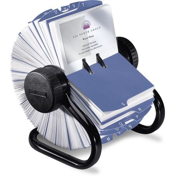 Rolodex visitekaarthouder voor 200 kaartjes 57x102mm