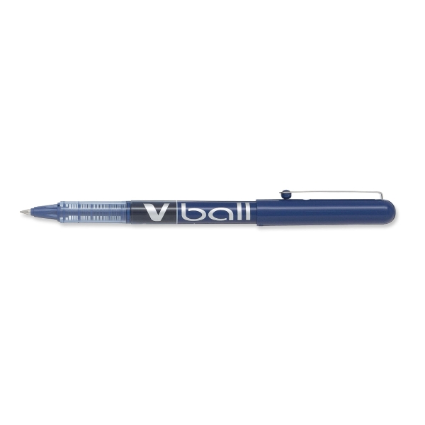 Roller Pilot V-Ball - encre liquide - pointe fine - bleu