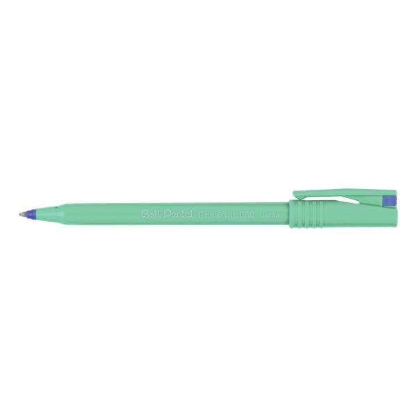 PENTEL R50 ROLLER BALL PEN FINE POINT BLUE