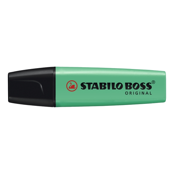 Marcador fluorescente color turquesa STABILO BOSS